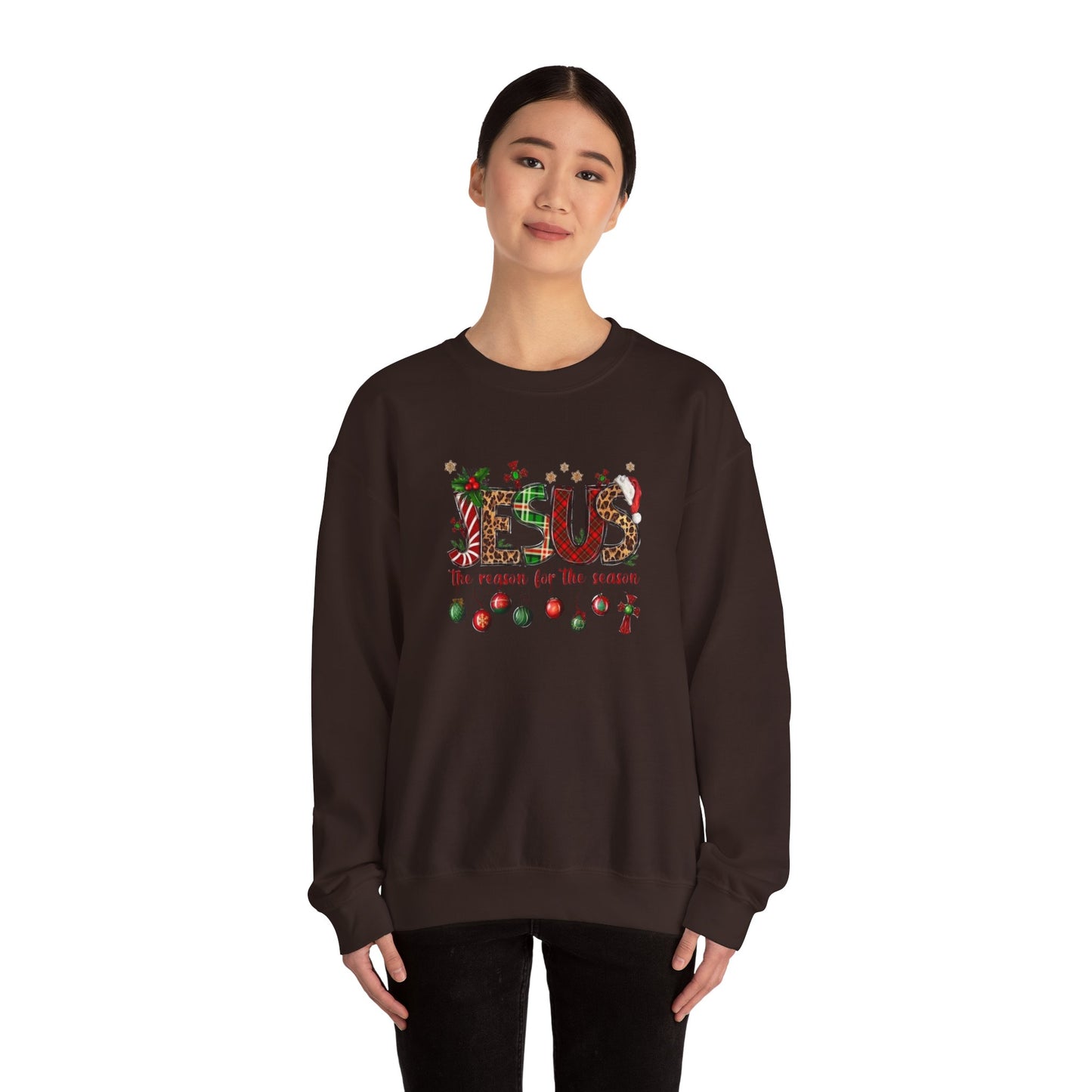 Jesus is the Reason for the Season Heavy Blend™ Crewneck Sweatshirt