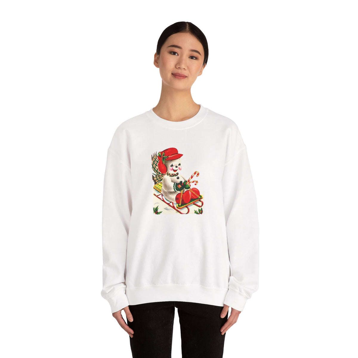 Vintage Christmas Unisex Heavy Blend™ Crewneck Sweatshirt