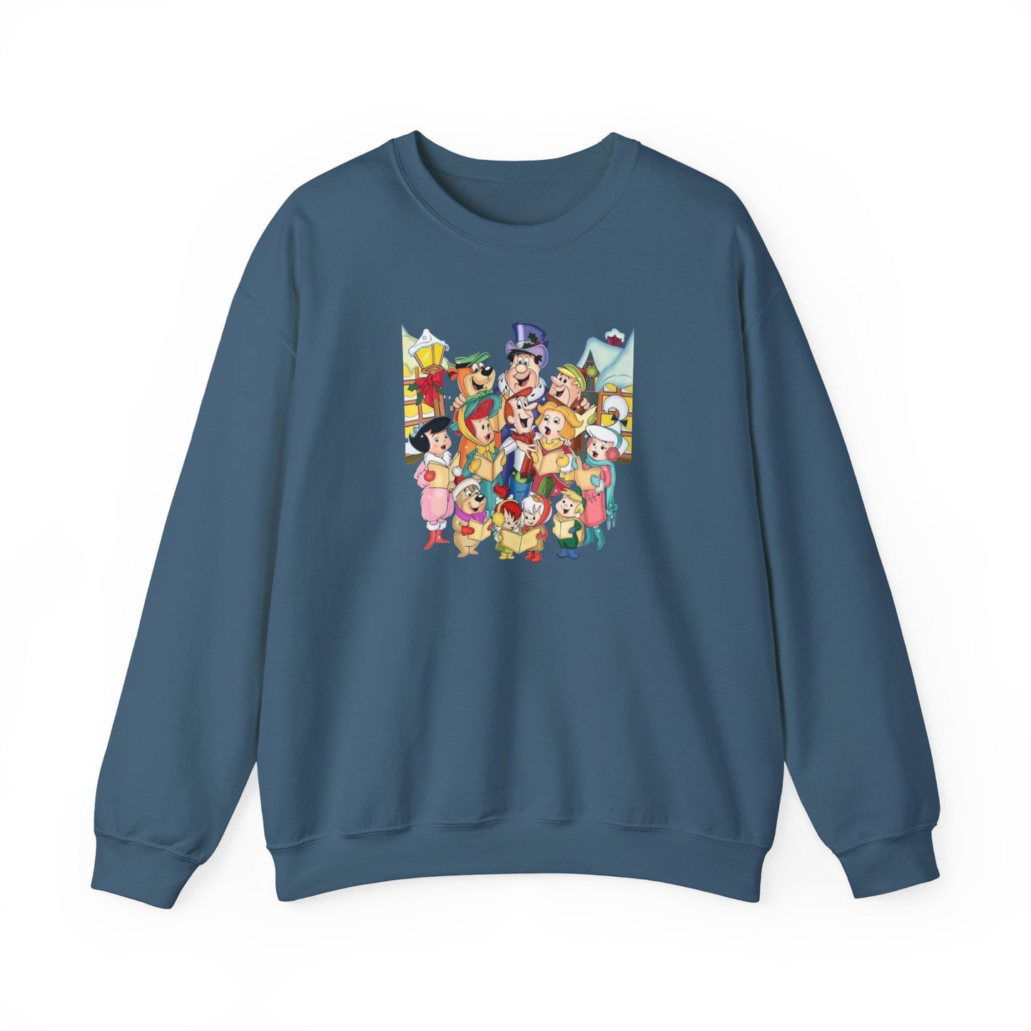 Vintage Cartoon Christmas Unisex Heavy Blend™ Crewneck Sweatshirt