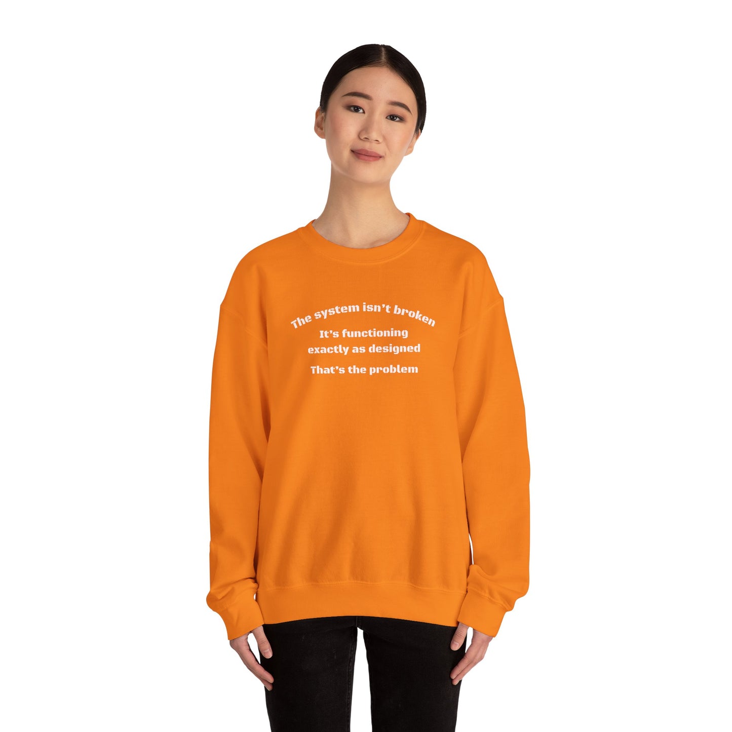 The System Unisex Heavy Blend™ Crewneck Sweatshirt