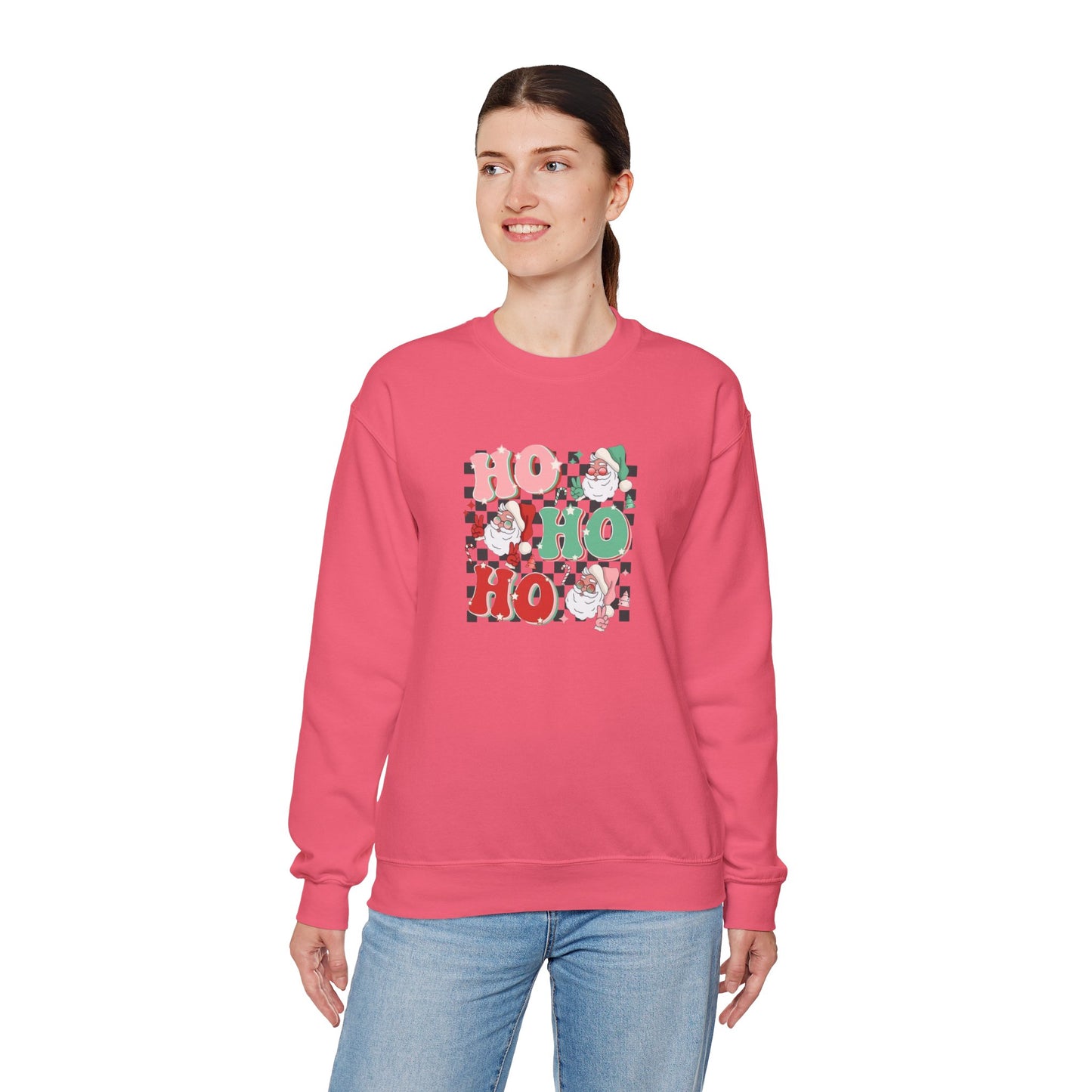 Ho Ho Ho Heavy Blend™ Crewneck Sweatshirt