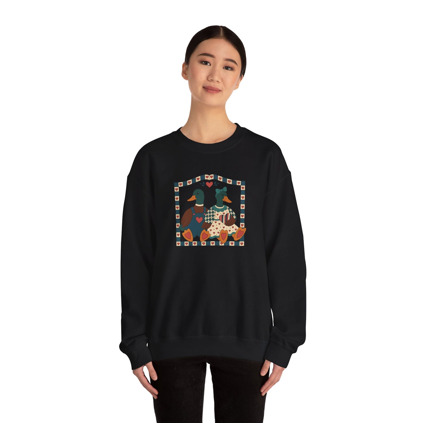 Vintage Geese Unisex Heavy Blend™ Crewneck Sweatshirt