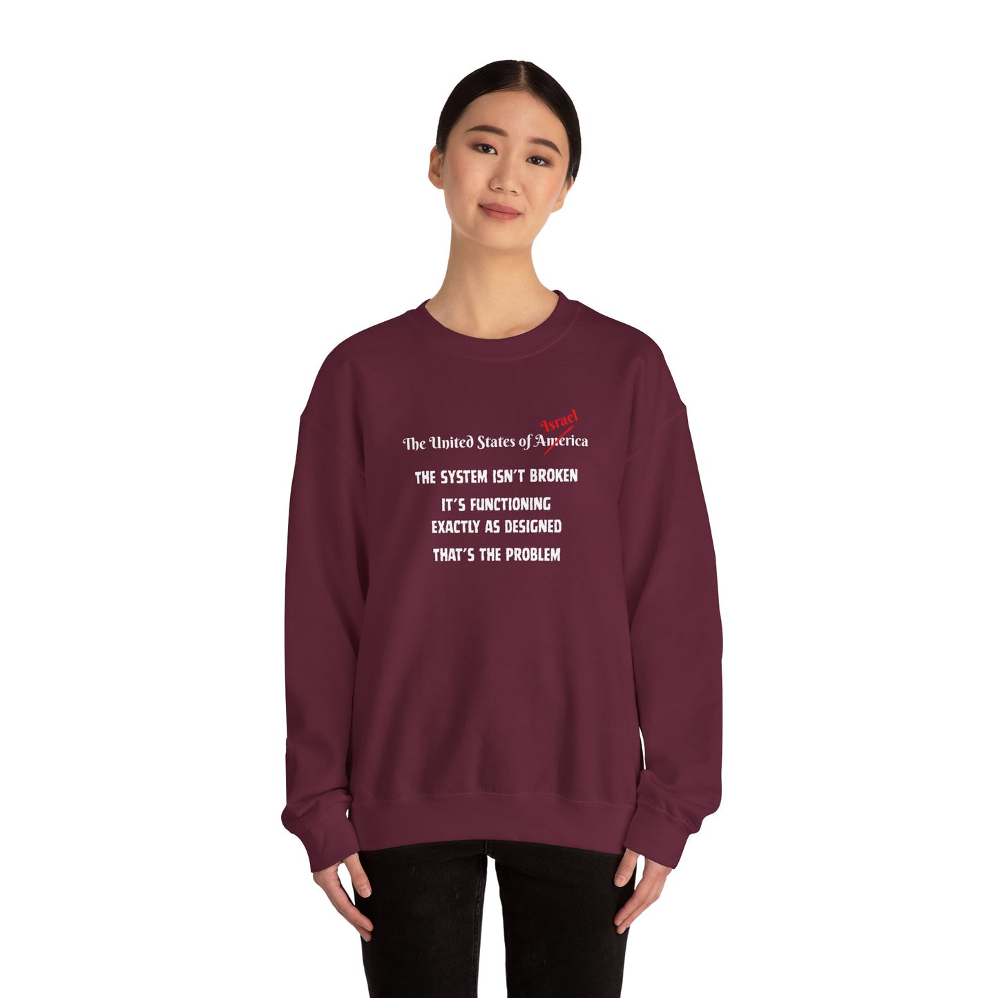 The System Unisex Heavy Blend™ Crewneck Sweatshirt
