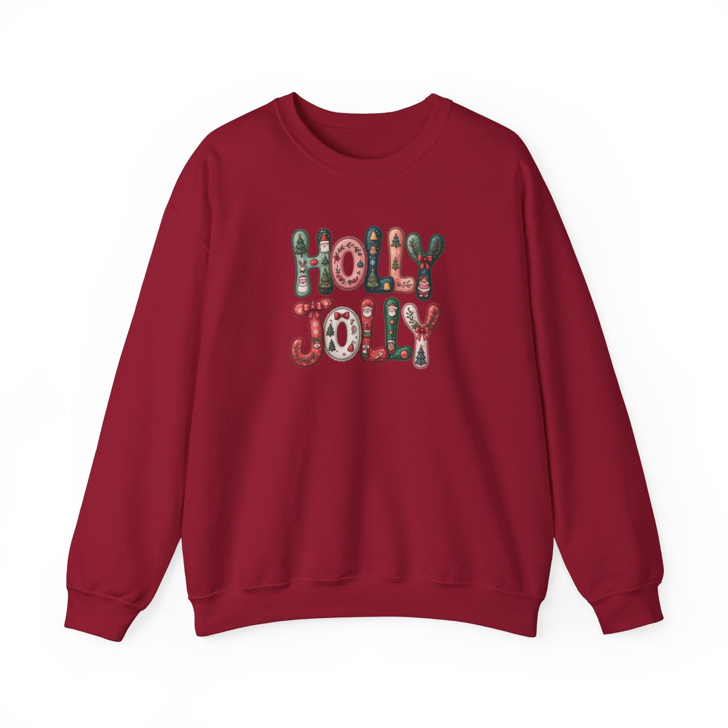 Holly Jolly Unisex Heavy Blend™ Crewneck Sweatshirt