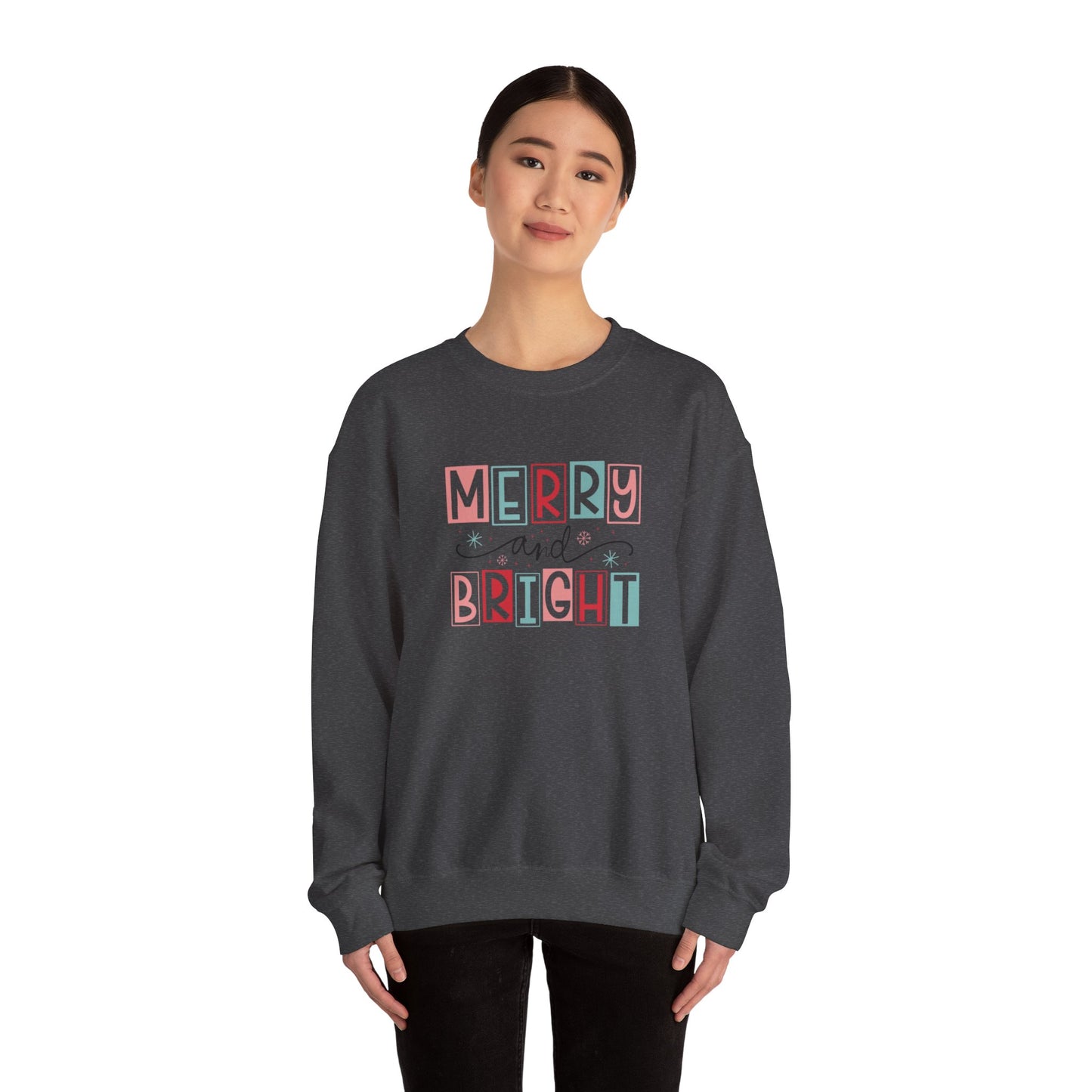 Merry & Bright Unisex Heavy Blend™ Crewneck Sweatshirt