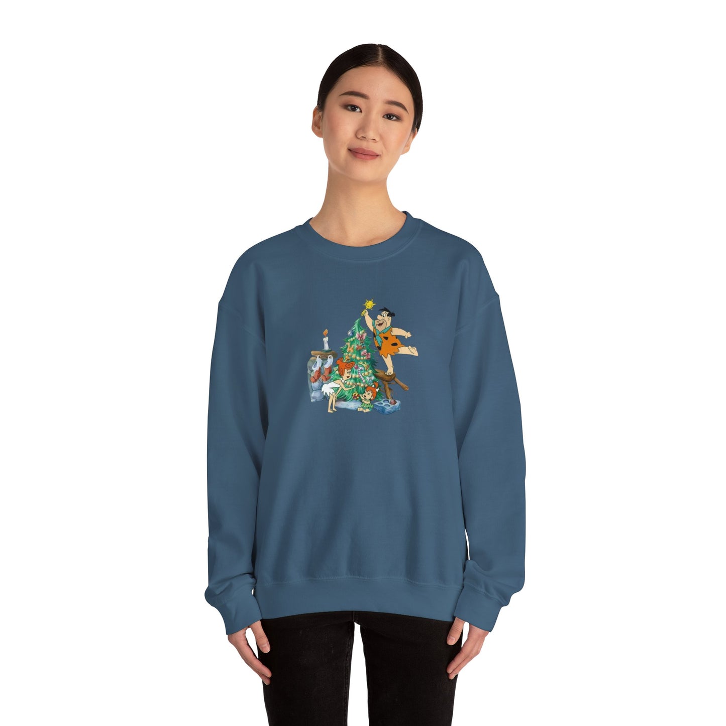 Flinstones Christmas Unisex Heavy Blend™ Crewneck Sweatshirt