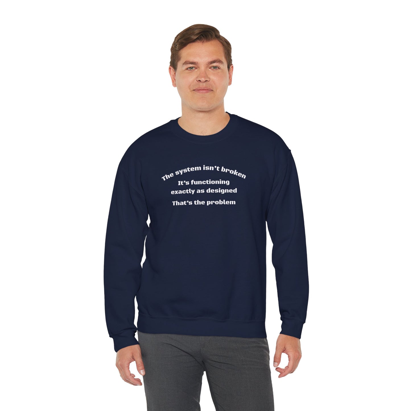 The System Unisex Heavy Blend™ Crewneck Sweatshirt