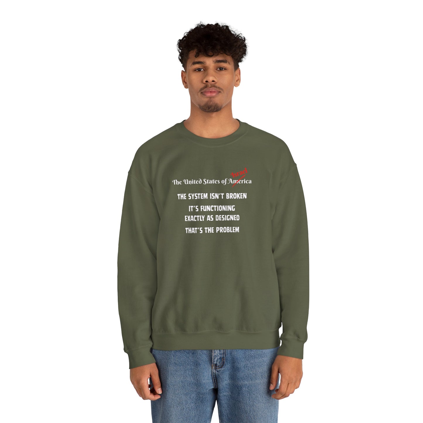 The System Unisex Heavy Blend™ Crewneck Sweatshirt