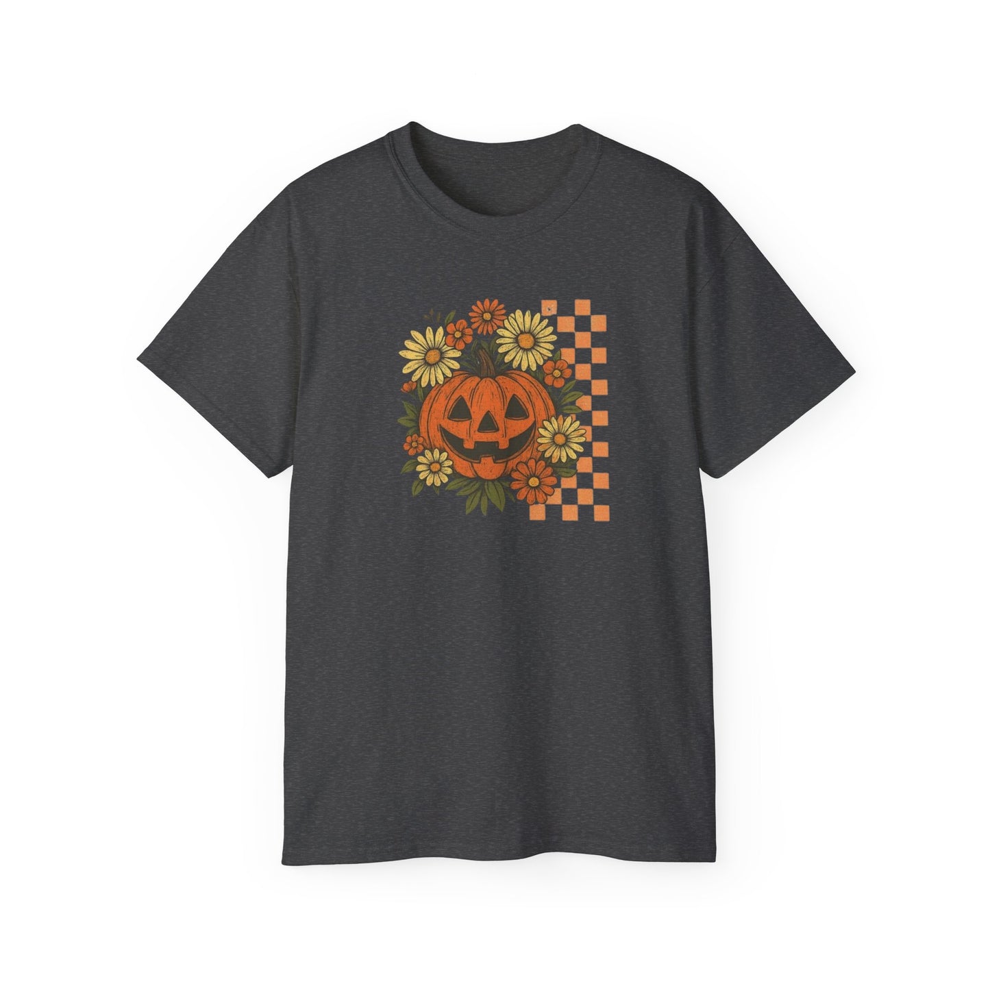 Checkered Jack O' Lantern Ultra Cotton Tee
