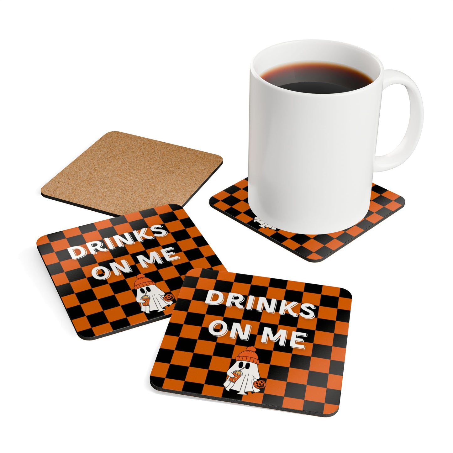 Corkwood Coaster Set