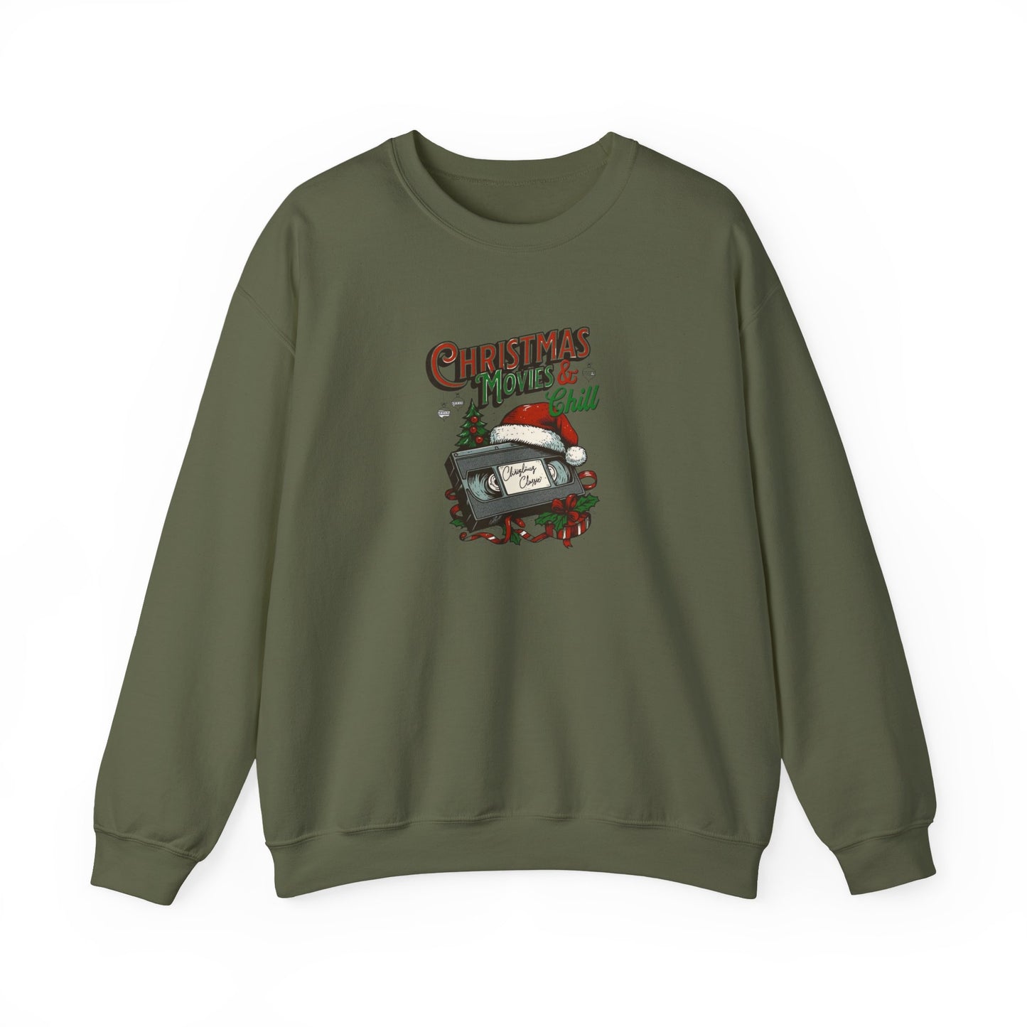 Christmas Movies & Chill Heavy Blend™ Crewneck Sweatshirt