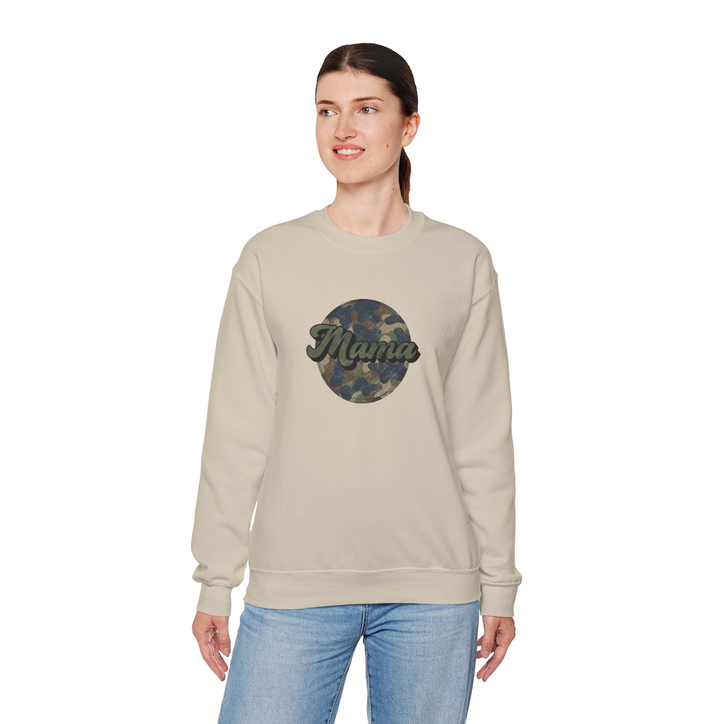 Mama Camo Heavy Blend™ Crewneck Sweatshirt