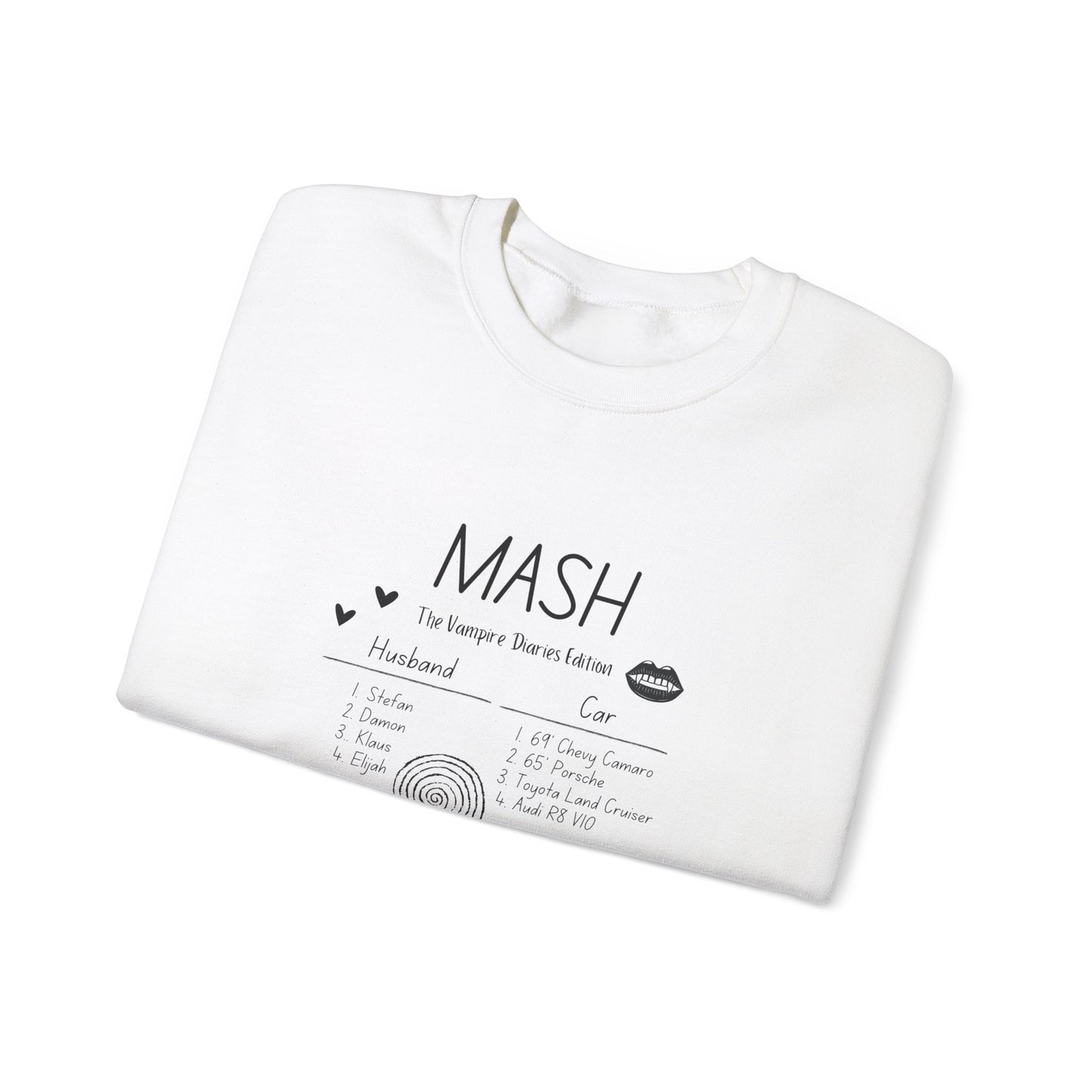 90s MASH The Vampire Diaries Edition Unisex Heavy Blend™ Crewneck Sweatshirt