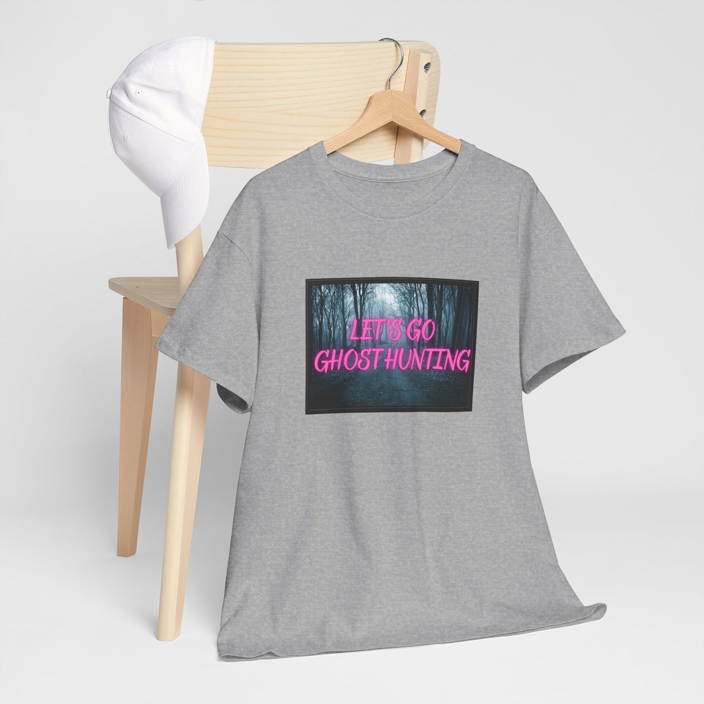 Let's Go Ghost Hunting Unisex Heavy Cotton Tee