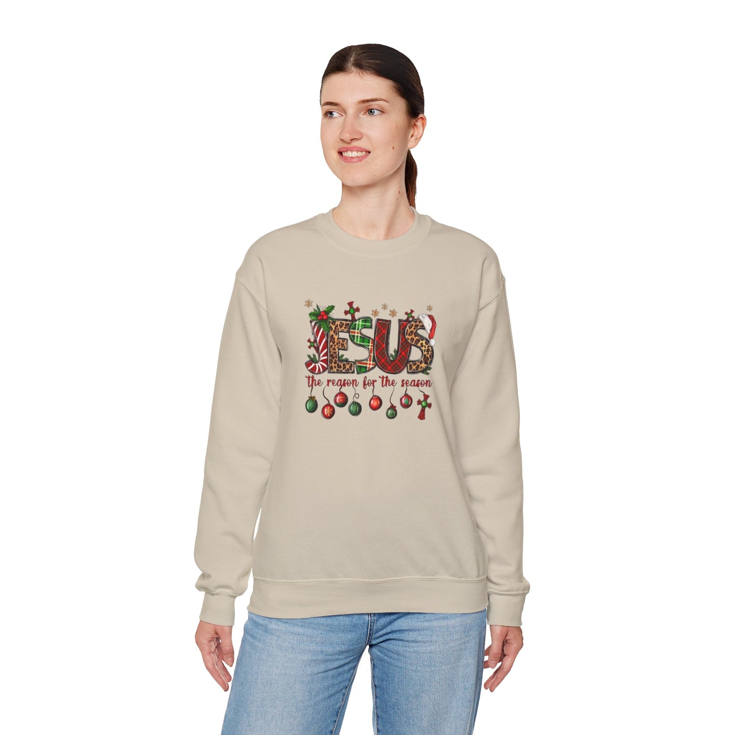 Jesus is the Reason for the Season Heavy Blend™ Crewneck Sweatshirt