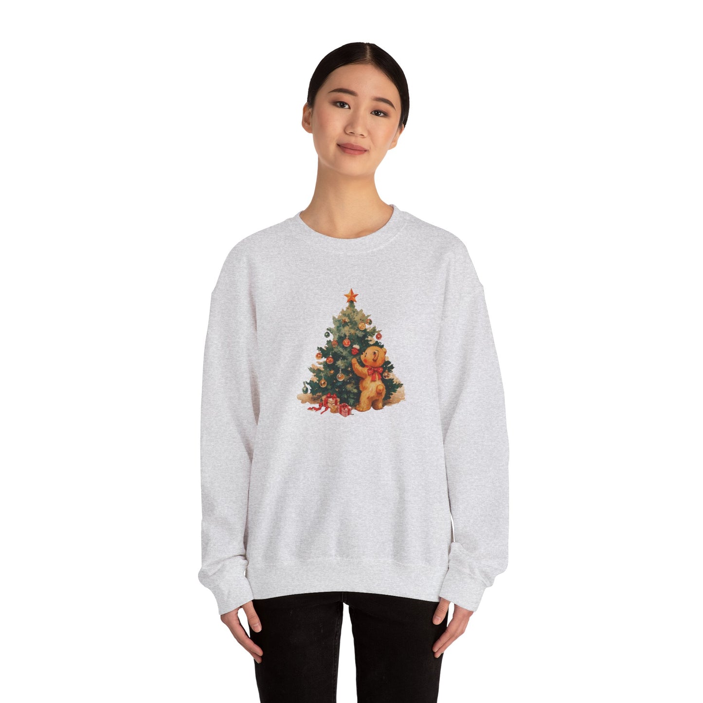 Vintage Christmas Heavy Blend™ Crewneck Sweatshirt