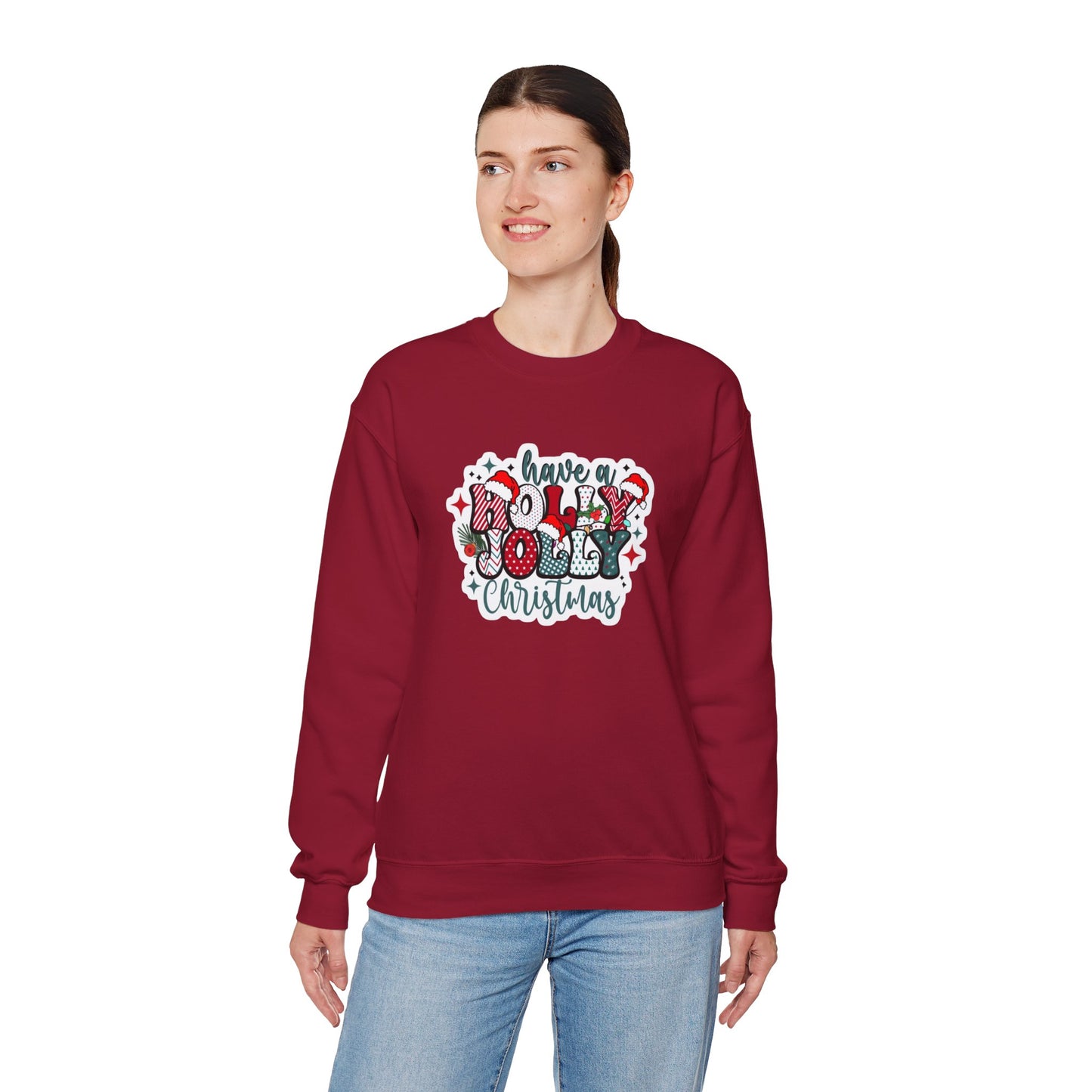 Have a Holly Jolly Christmas Heavy Blend™ Crewneck Sweatshirt