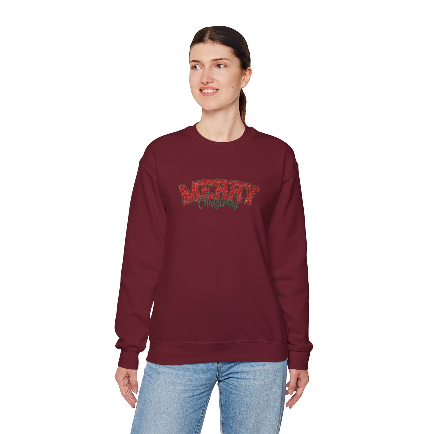 Merry Christmas Heavy Blend™ Crewneck Sweatshirt