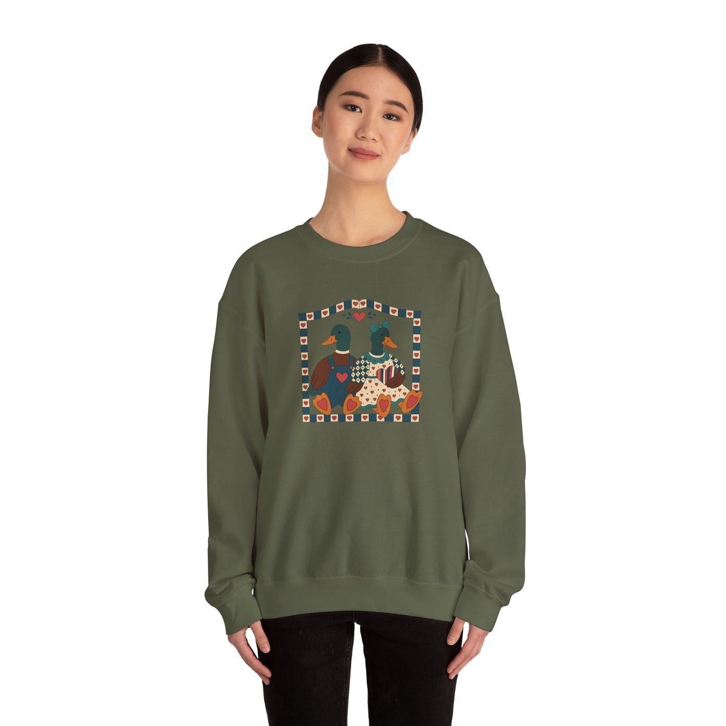 Vintage Geese Unisex Heavy Blend™ Crewneck Sweatshirt