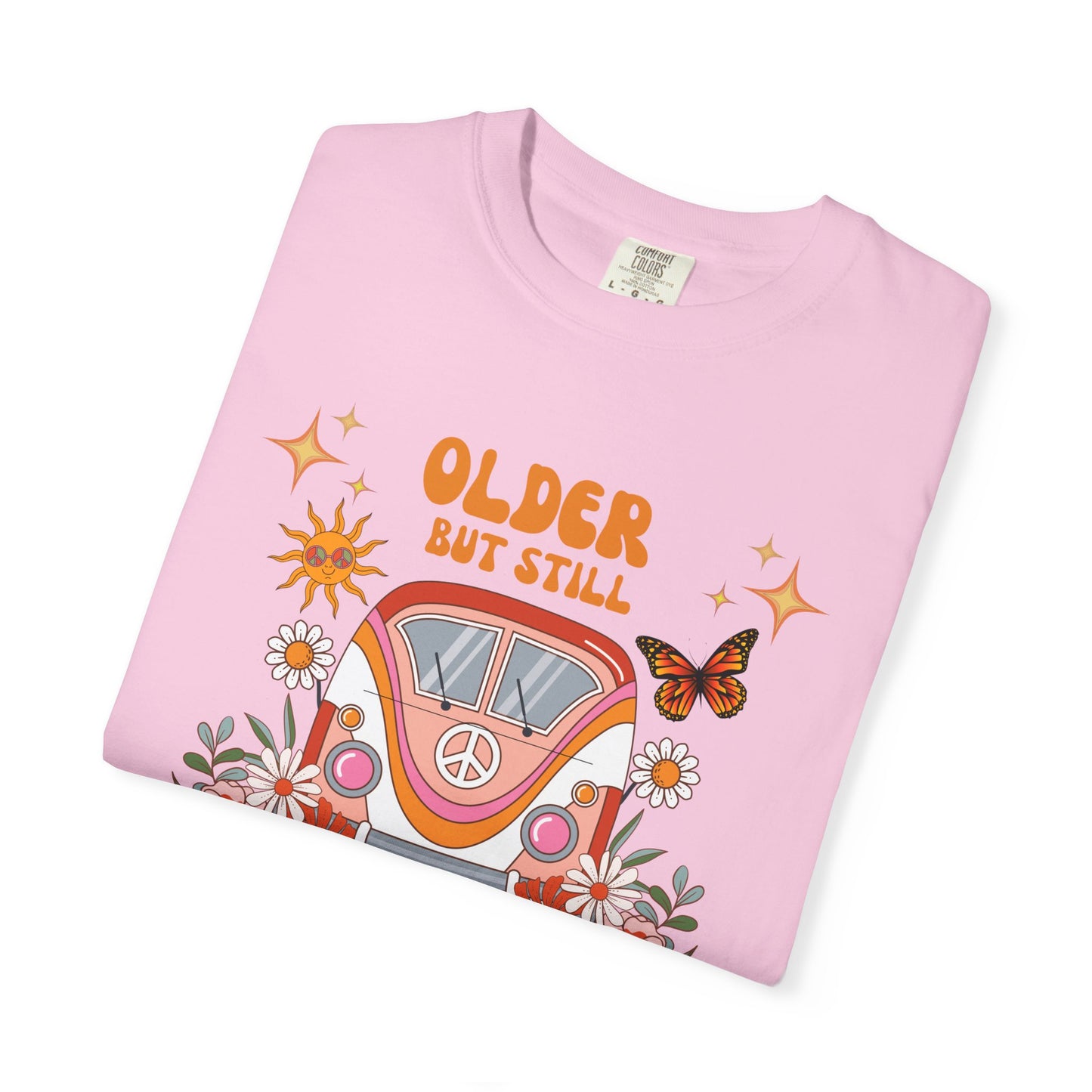 Older But Still Running Against The Wind Unisex Garment-Dyed T-shirt