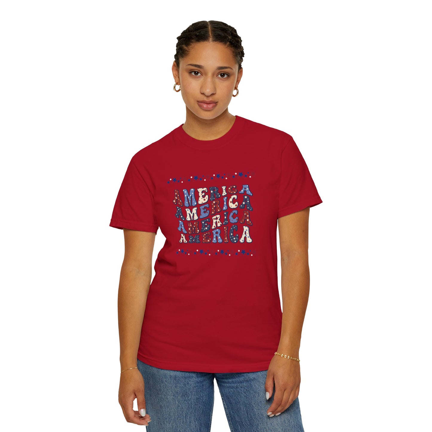 America/4th of July Garment-Dyed T-shirt