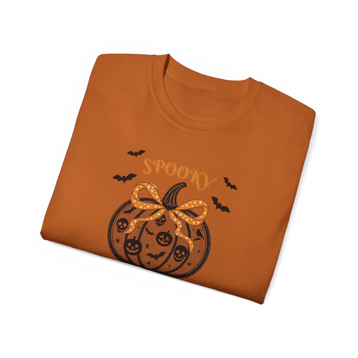 Spooky Season-Laced Pumpkin Unisex Ultra Cotton Tee