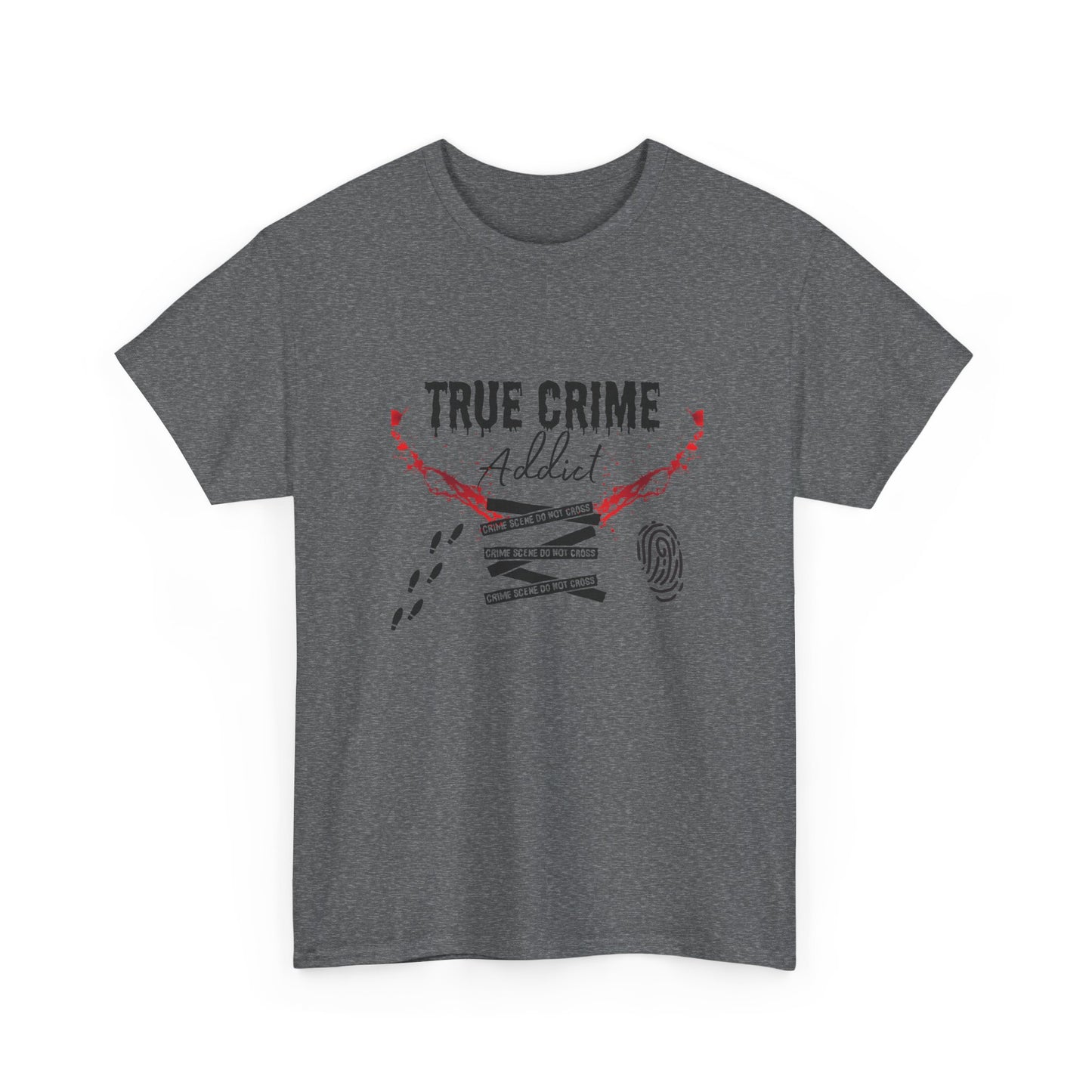 True Crime Addict Unisex Heavy Cotton Tee