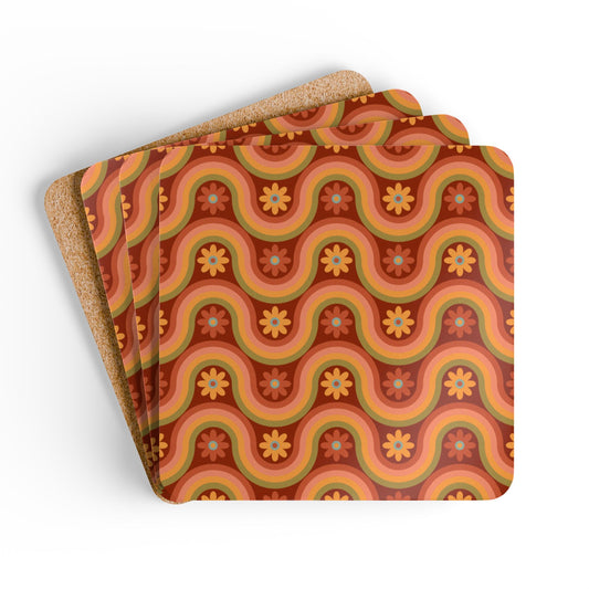 Corkwood Coaster Set