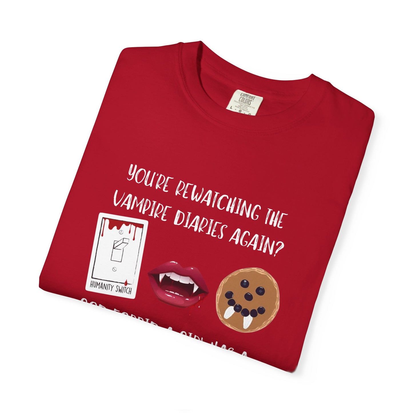 The Vampire Diaries inspired Garment-Dyed T-shirt