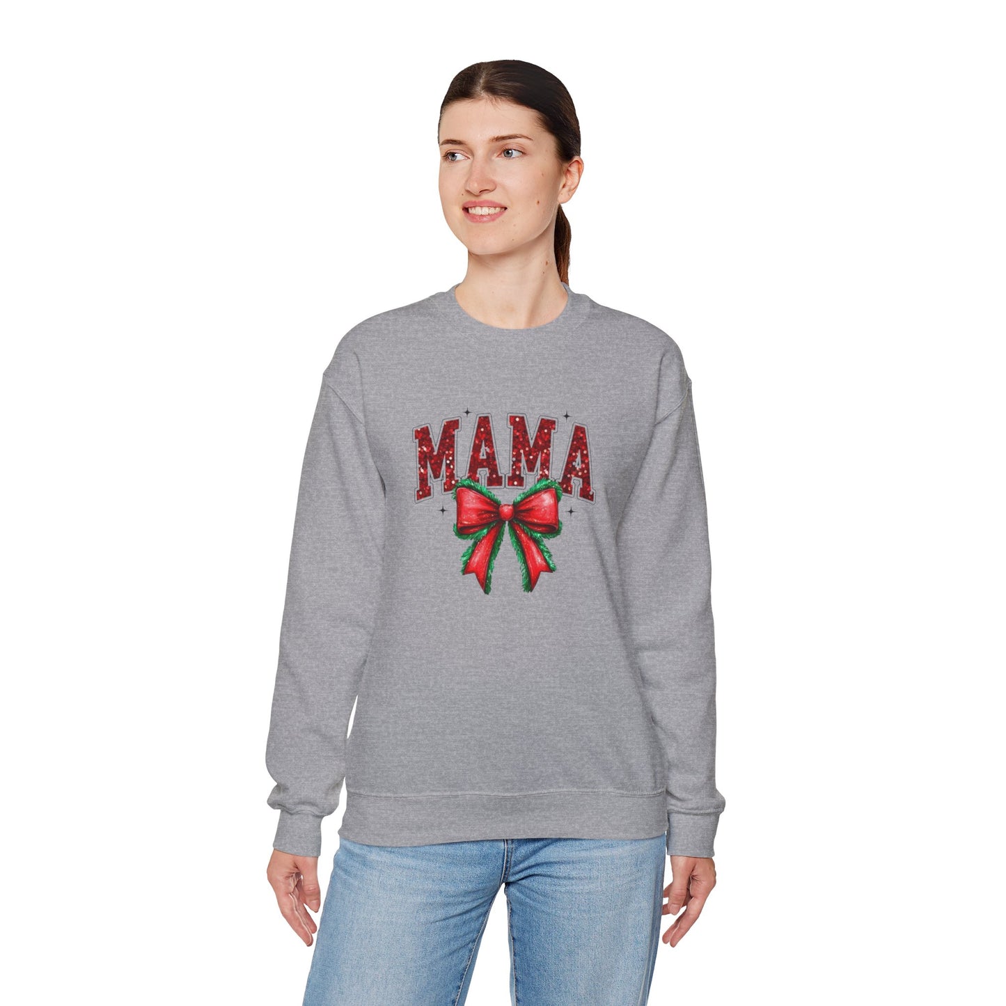 Christmas Mama Heavy Blend™ Crewneck Sweatshirt