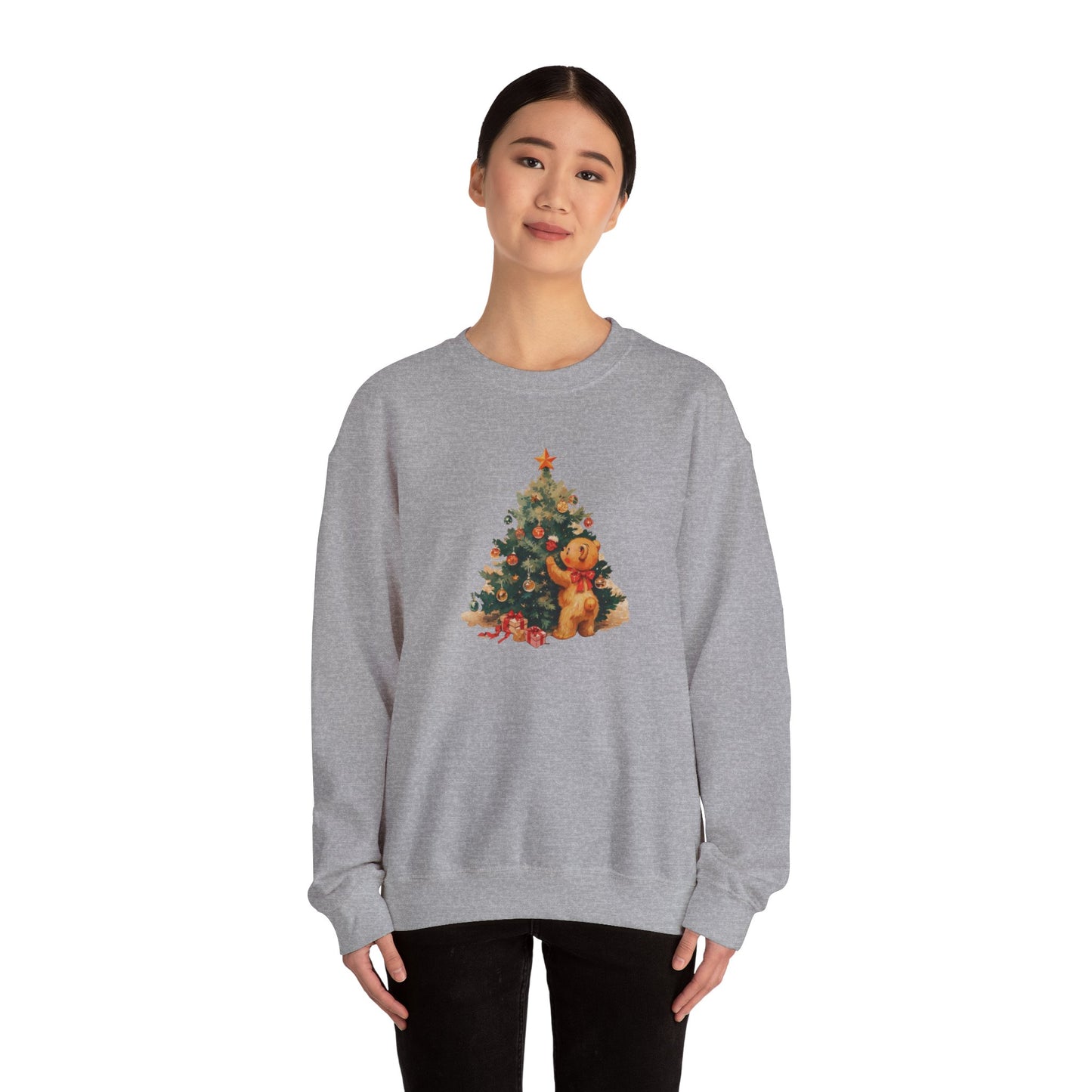 Vintage Christmas Heavy Blend™ Crewneck Sweatshirt