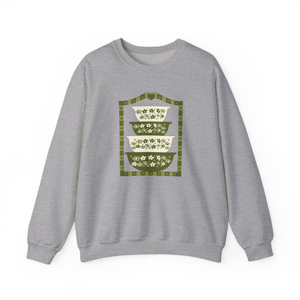 Vintage Dishware Unisex Heavy Blend™ Crewneck Sweatshirt