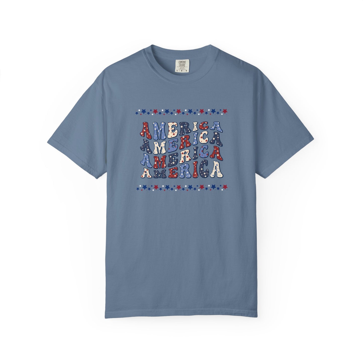 America/4th of July Garment-Dyed T-shirt