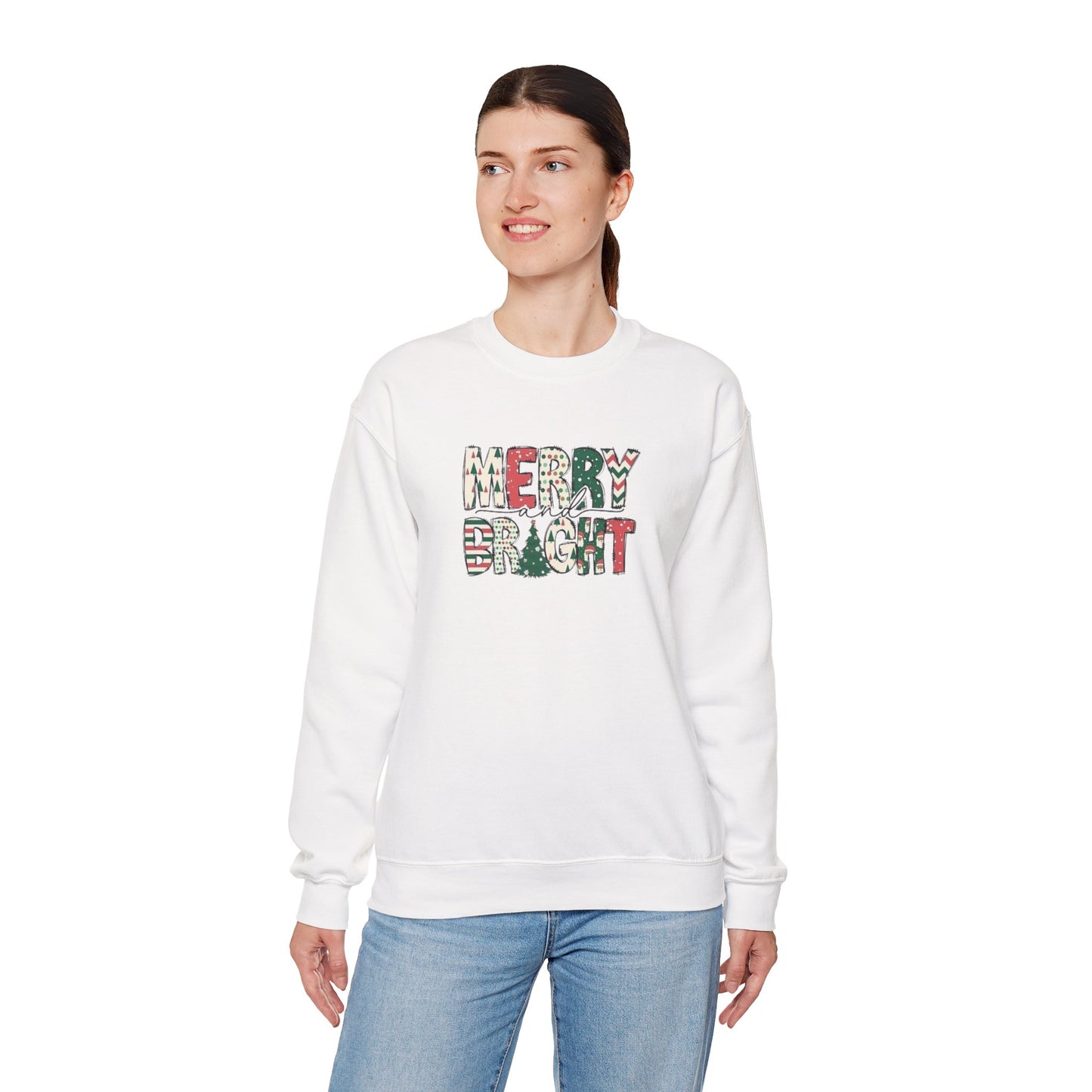 Merry & Bright Unisex Heavy Blend™ Crewneck Sweatshirt