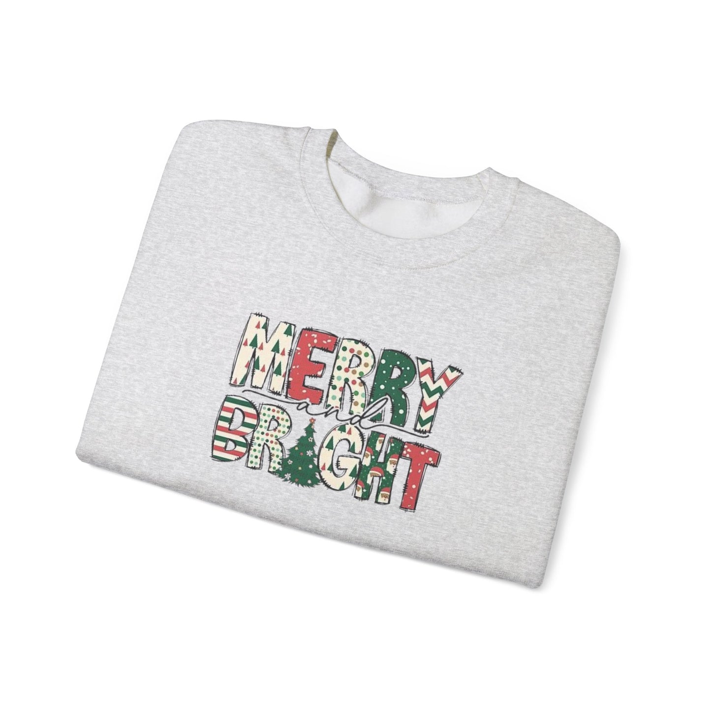 Merry & Bright Unisex Heavy Blend™ Crewneck Sweatshirt
