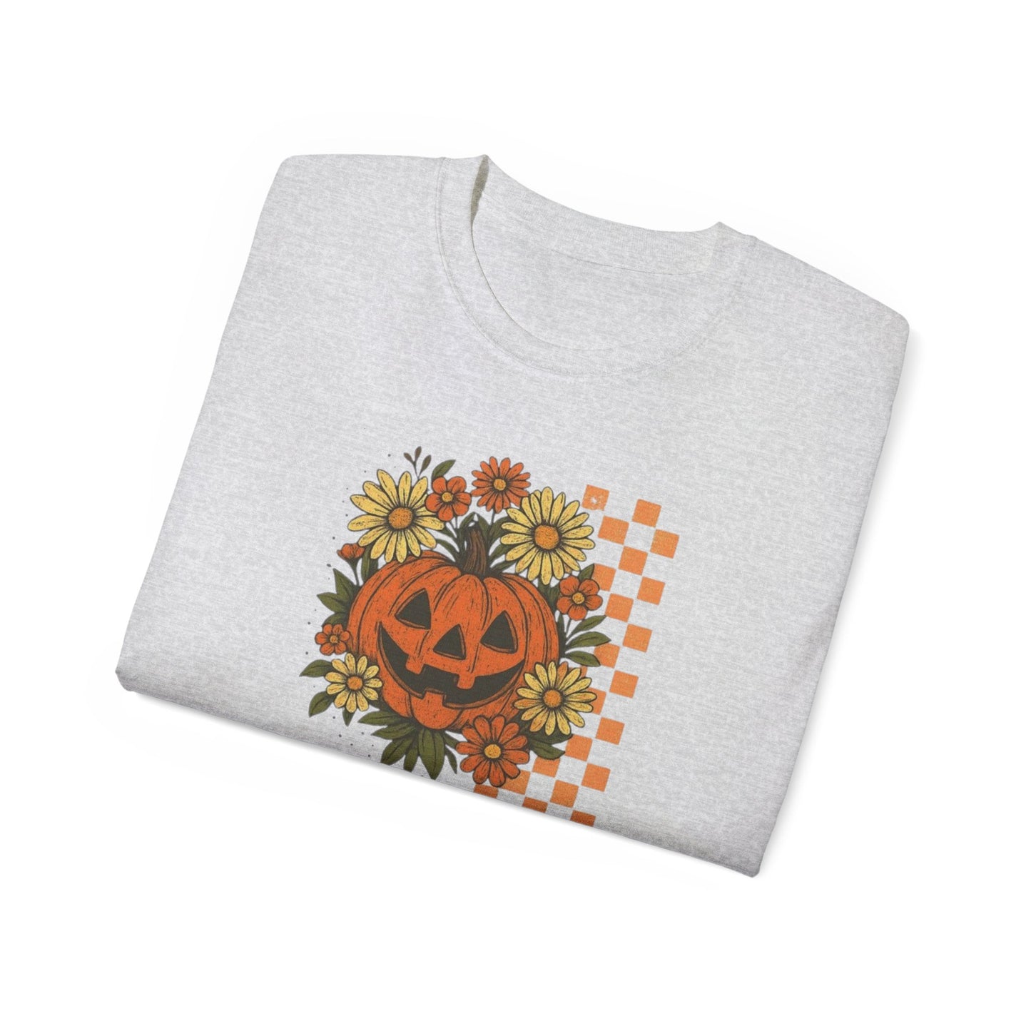 Checkered Jack O' Lantern Ultra Cotton Tee