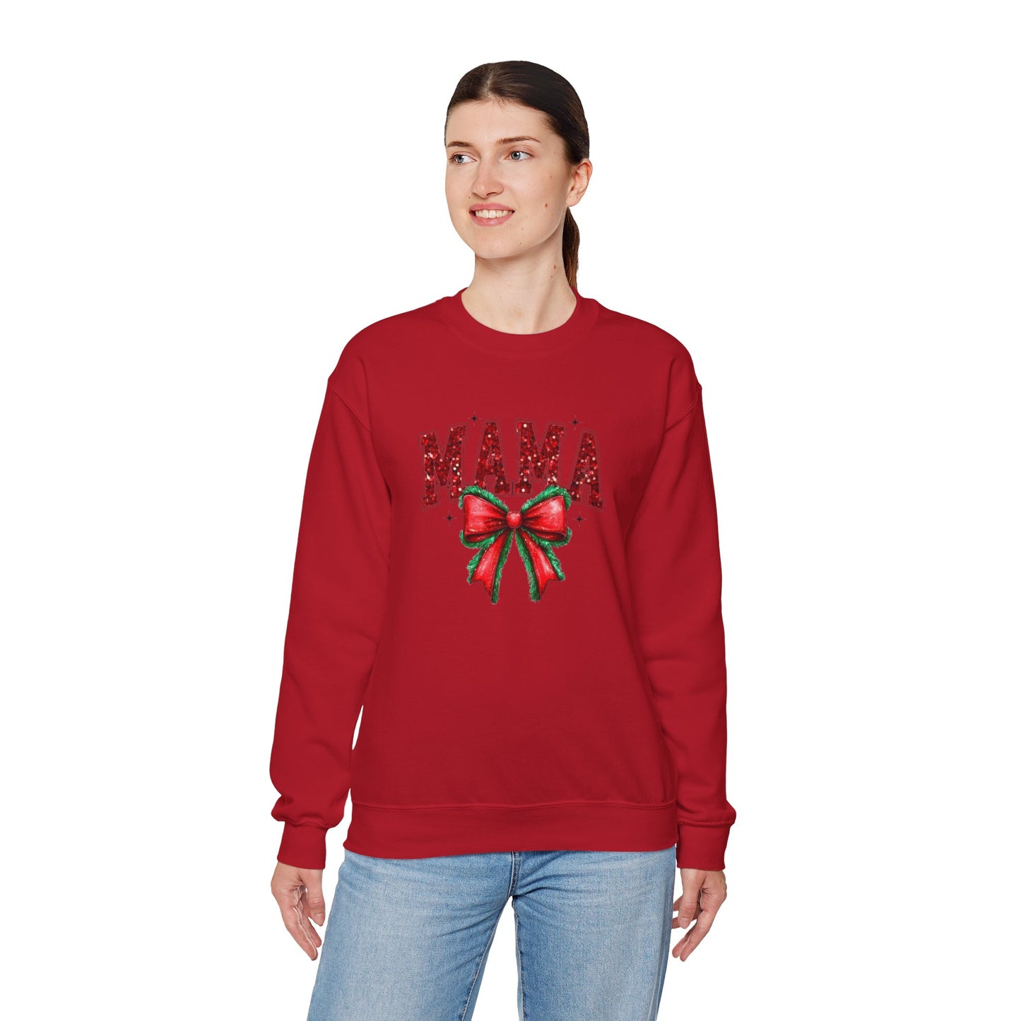 Christmas Mama Heavy Blend™ Crewneck Sweatshirt