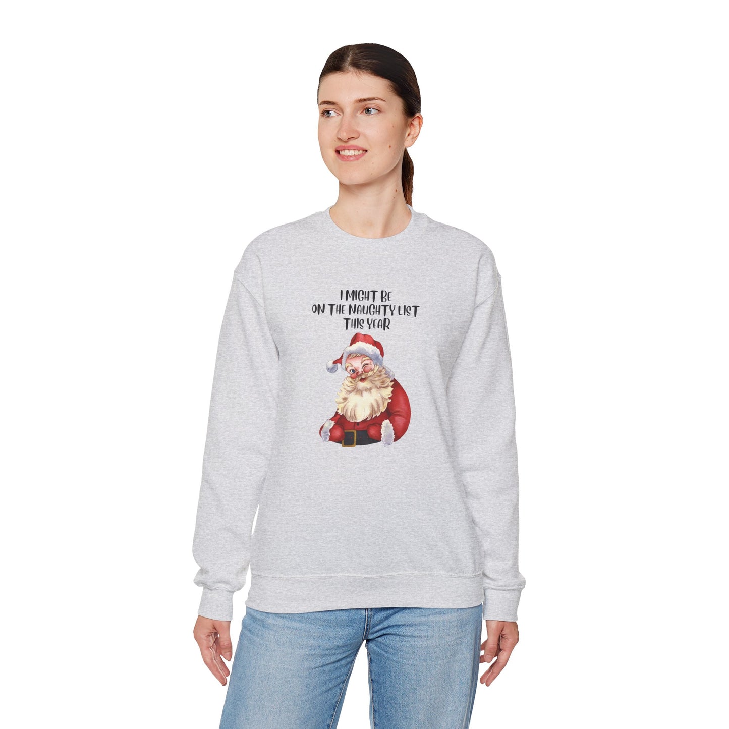 Naughty List This Year Unisex Heavy Blend™ Crewneck Sweatshirt