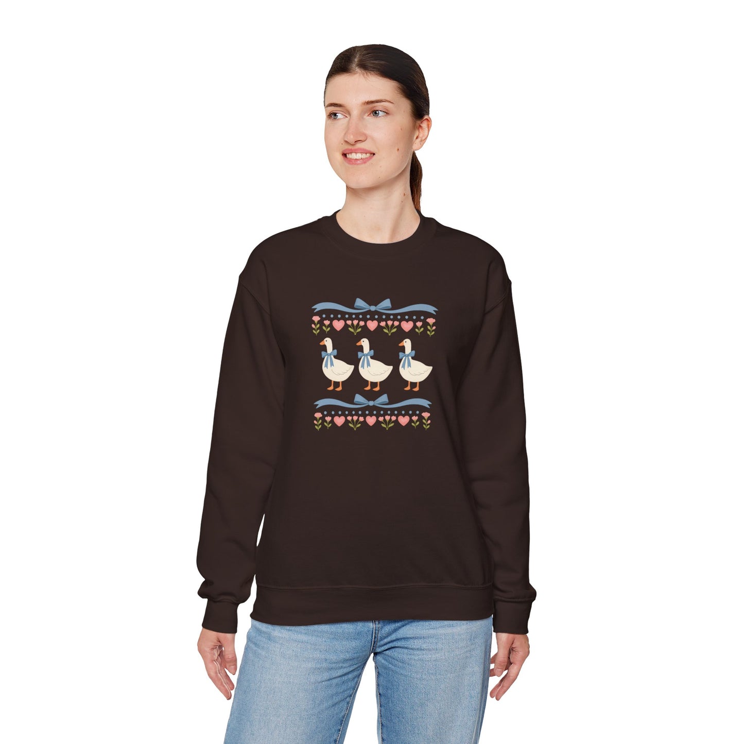 Vintage Geese Unisex Heavy Blend™ Crewneck Sweatshirt