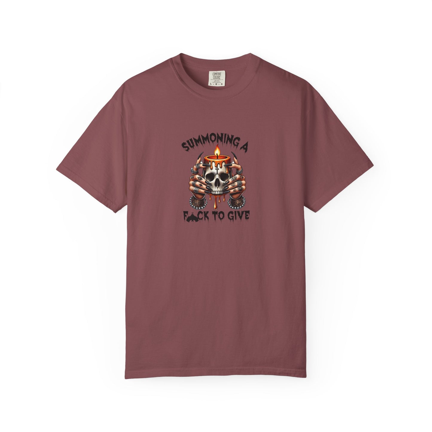 Summoning a F To Give Unisex Garment-Dyed T-shirt