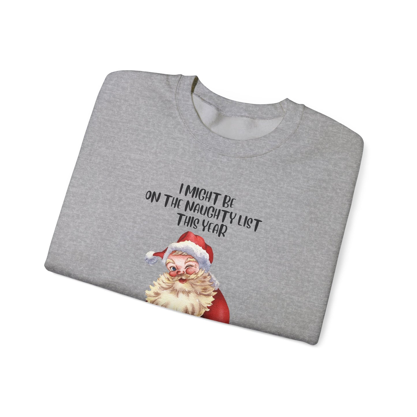 Naughty List This Year Unisex Heavy Blend™ Crewneck Sweatshirt