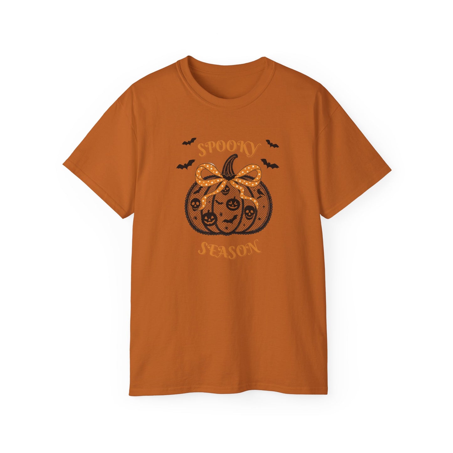 Spooky Season-Laced Pumpkin Unisex Ultra Cotton Tee
