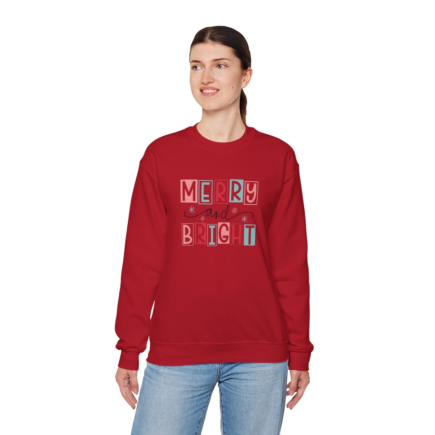 Merry & Bright Unisex Heavy Blend™ Crewneck Sweatshirt