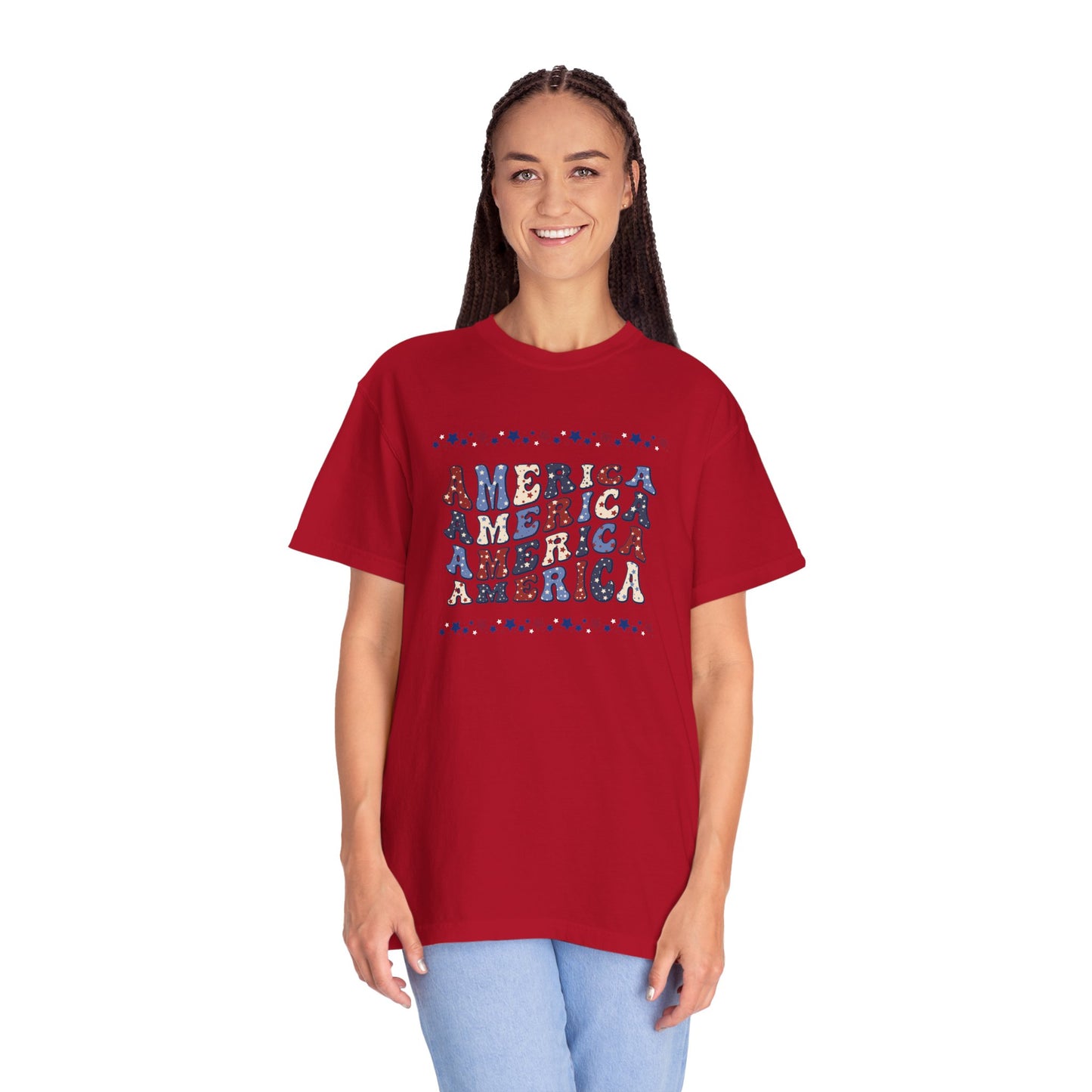 America/4th of July Garment-Dyed T-shirt