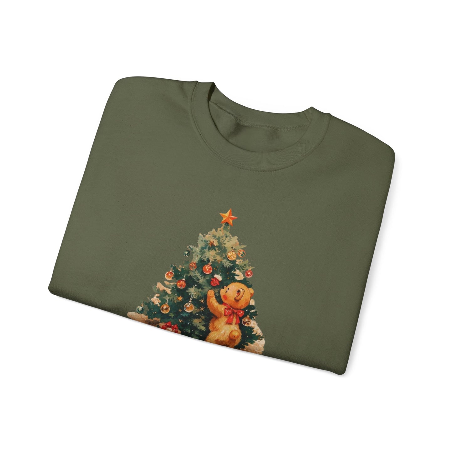 Vintage Christmas Heavy Blend™ Crewneck Sweatshirt