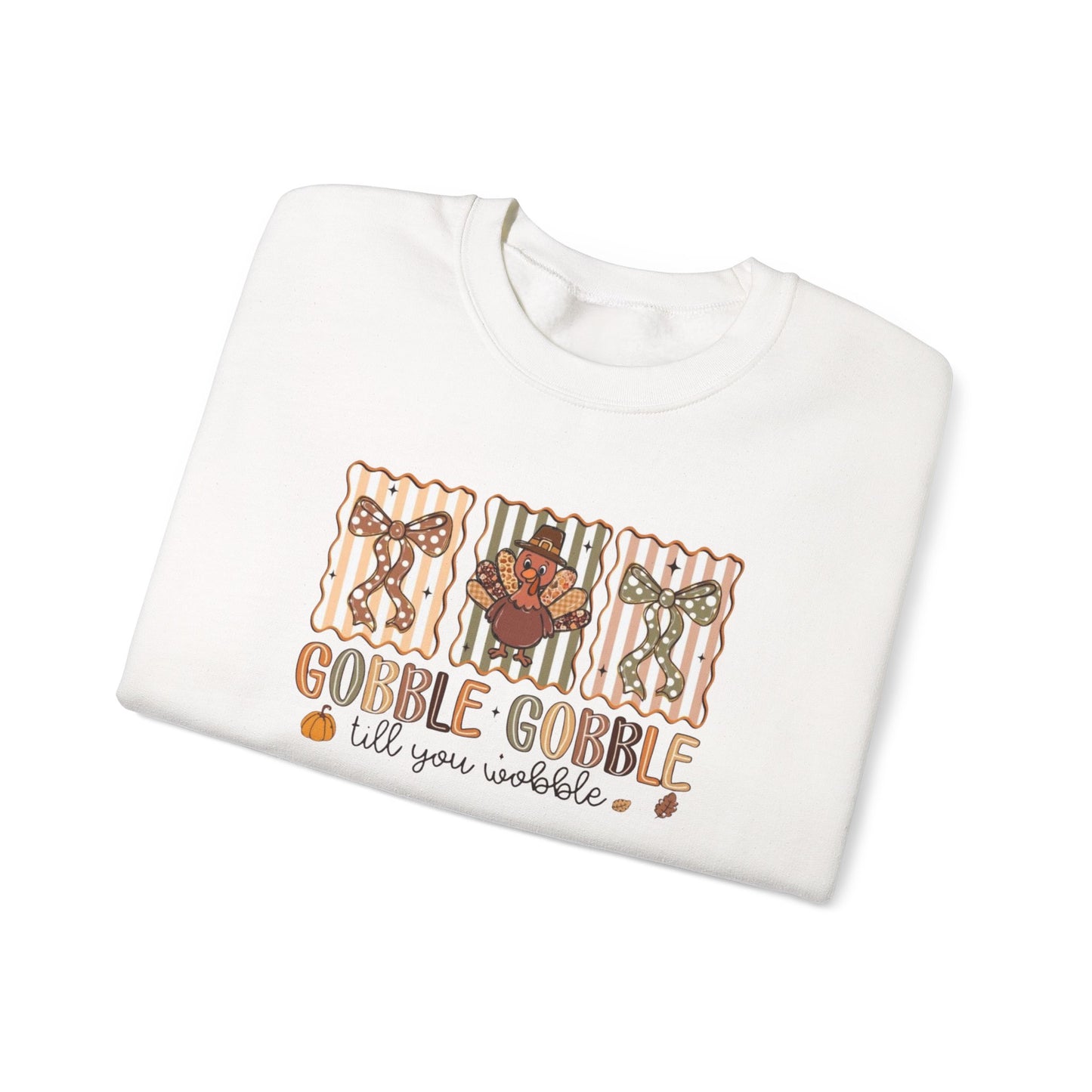 Gobble, Gobble Til You Wobble Heavy Blend™ Crewneck Sweatshirt