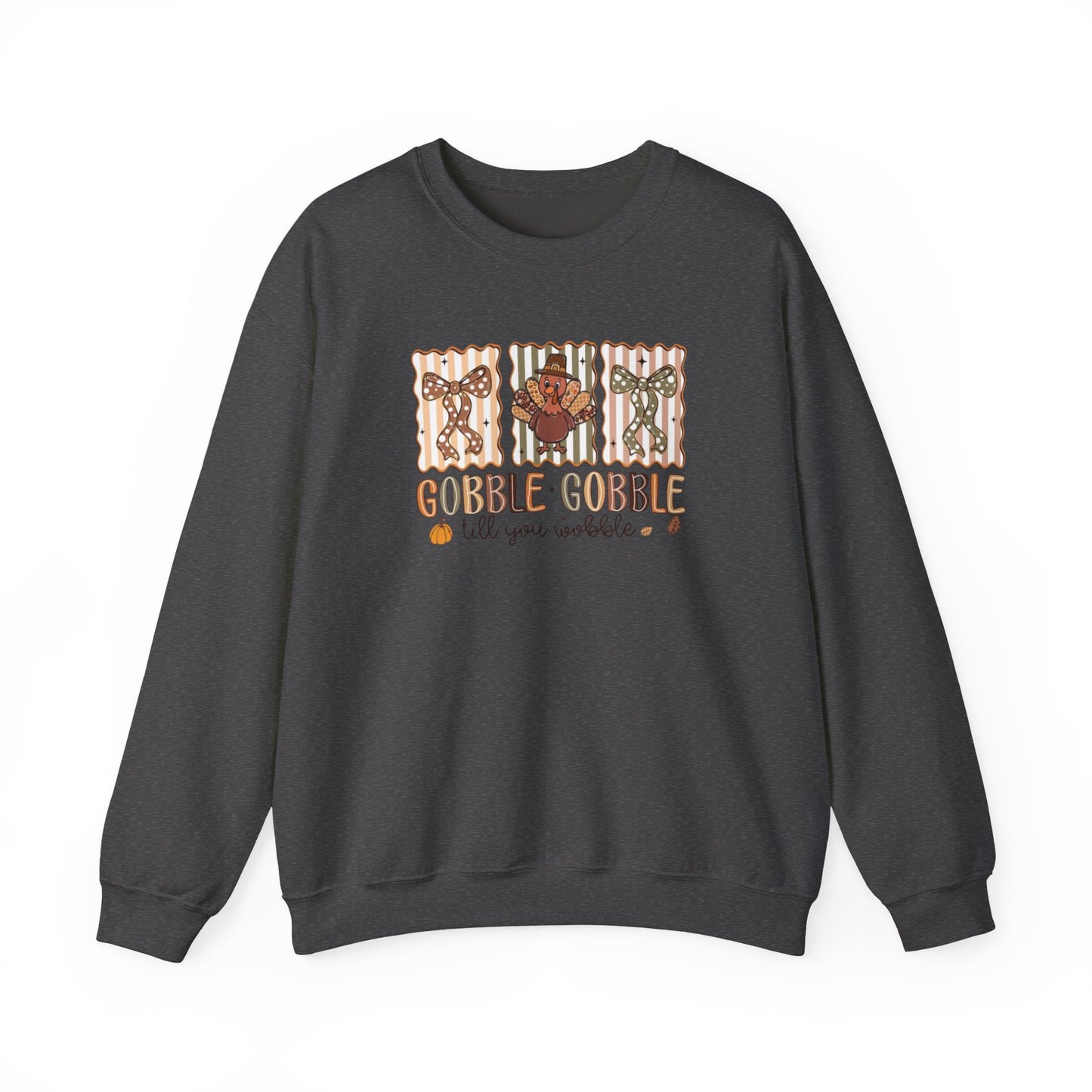 Gobble, Gobble Til You Wobble Heavy Blend™ Crewneck Sweatshirt