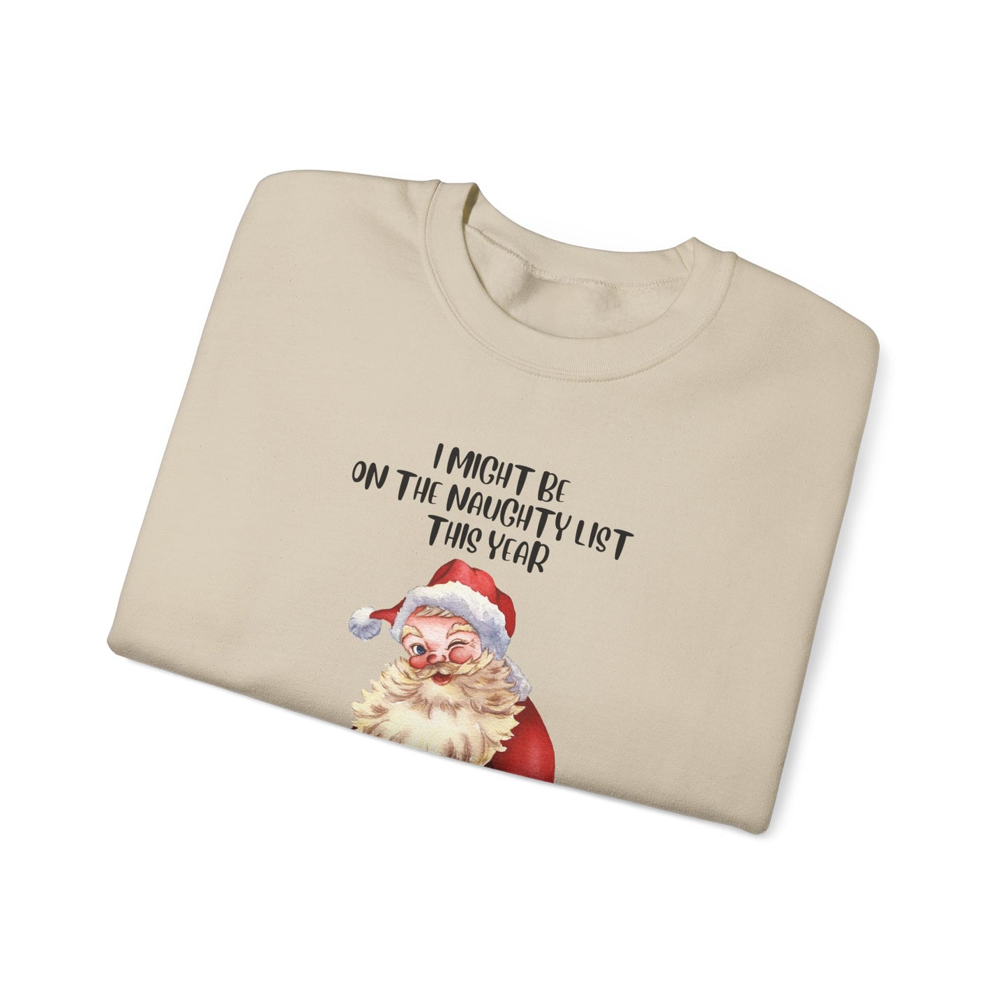 Naughty List This Year Unisex Heavy Blend™ Crewneck Sweatshirt