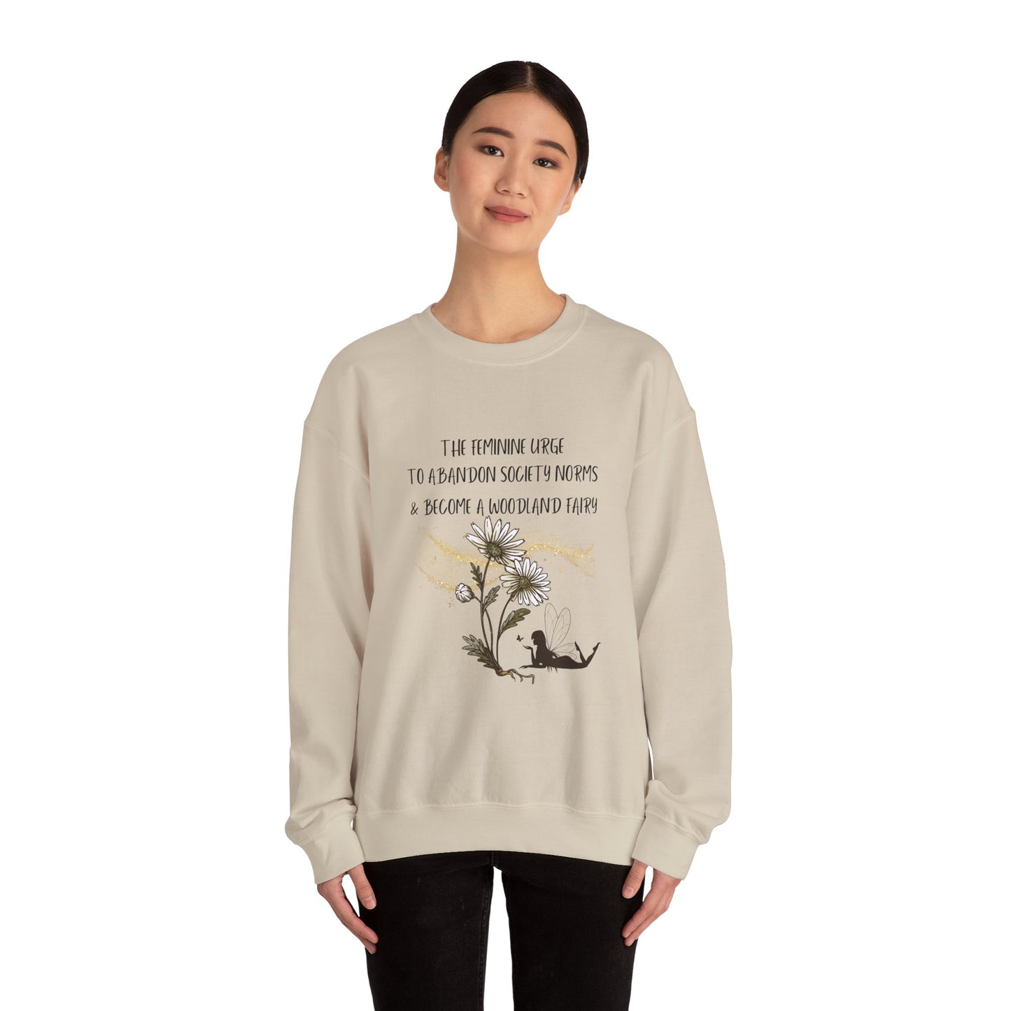 Woodland Fairy Unisex Heavy Blend™ Crewneck Sweatshirt