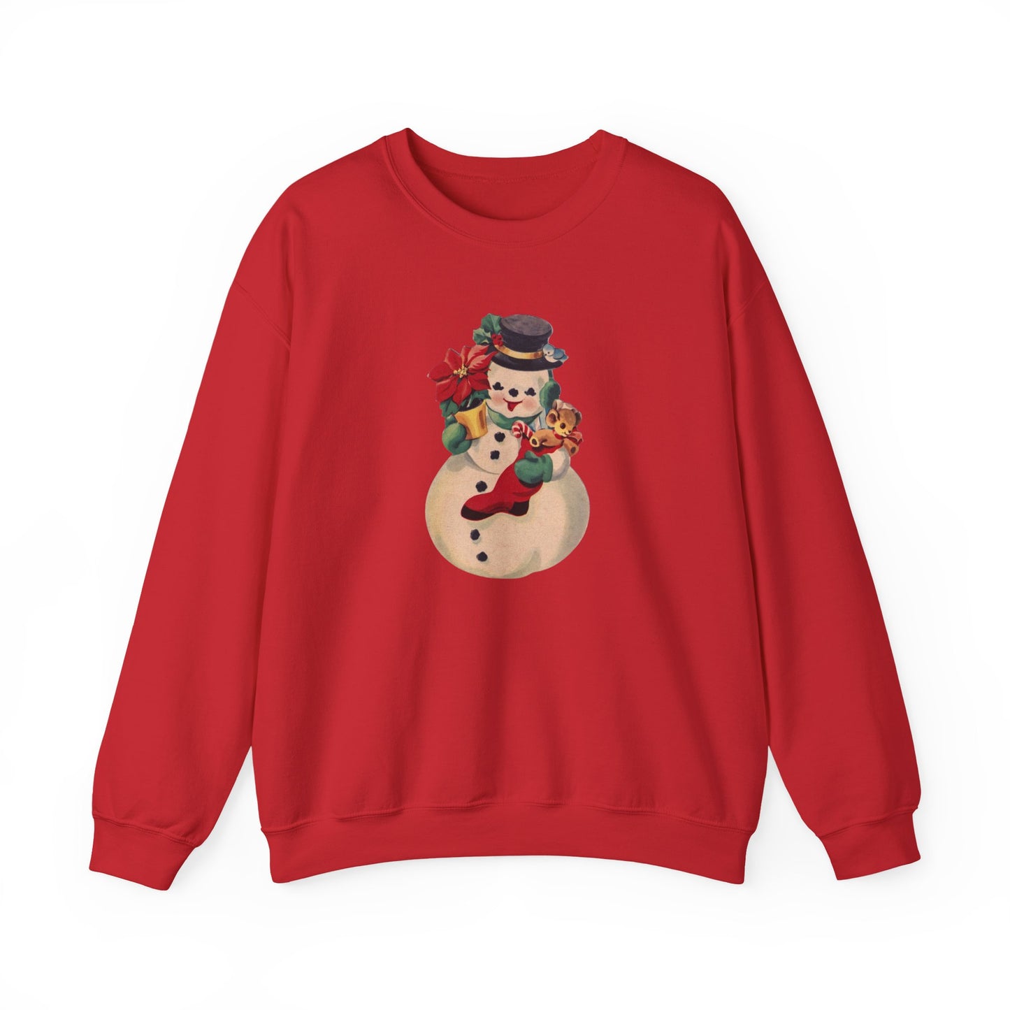 Vintage Snowman Unisex Heavy Blend™ Crewneck Sweatshirt